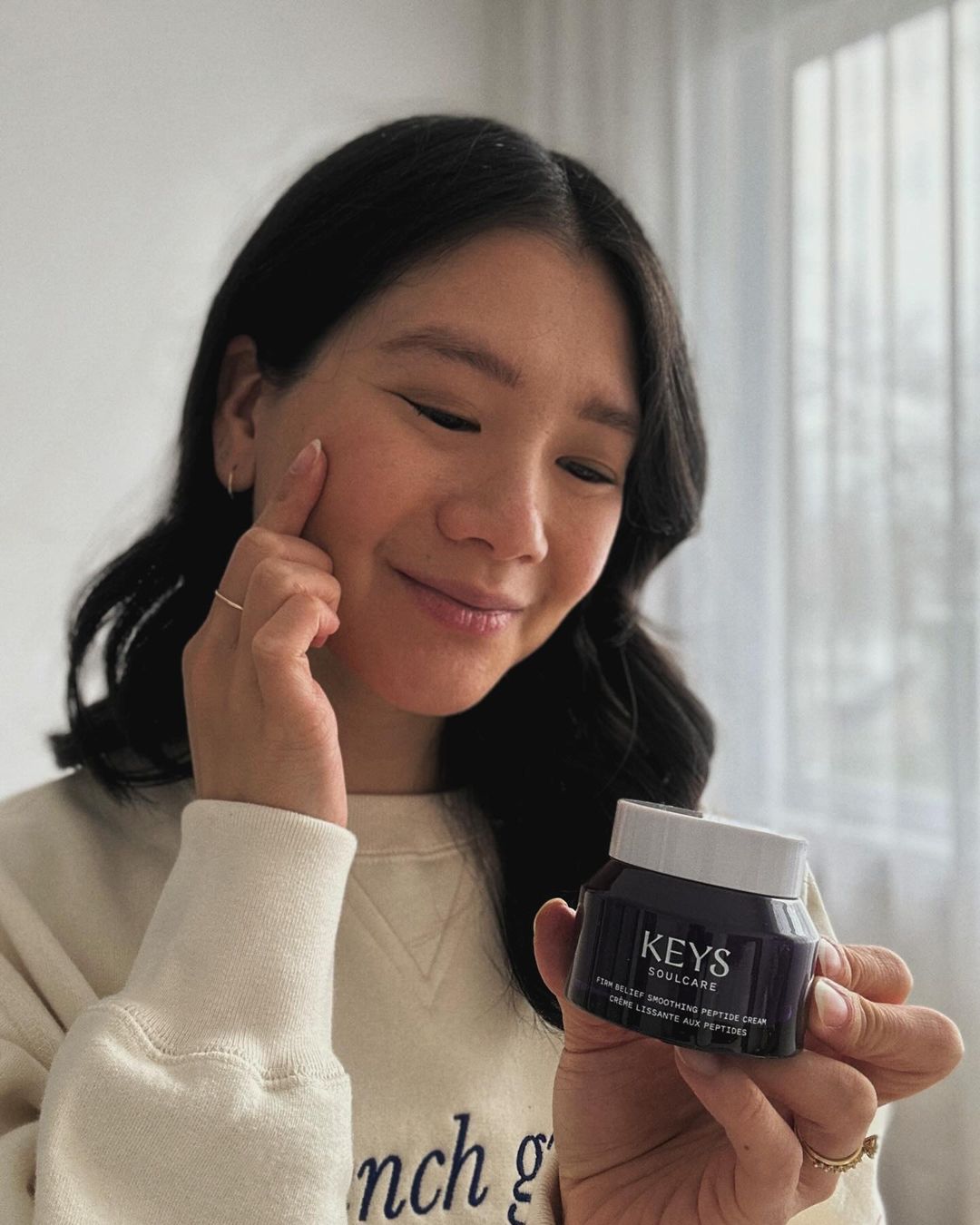 thelittleloft firm belief smoothing peptide cream